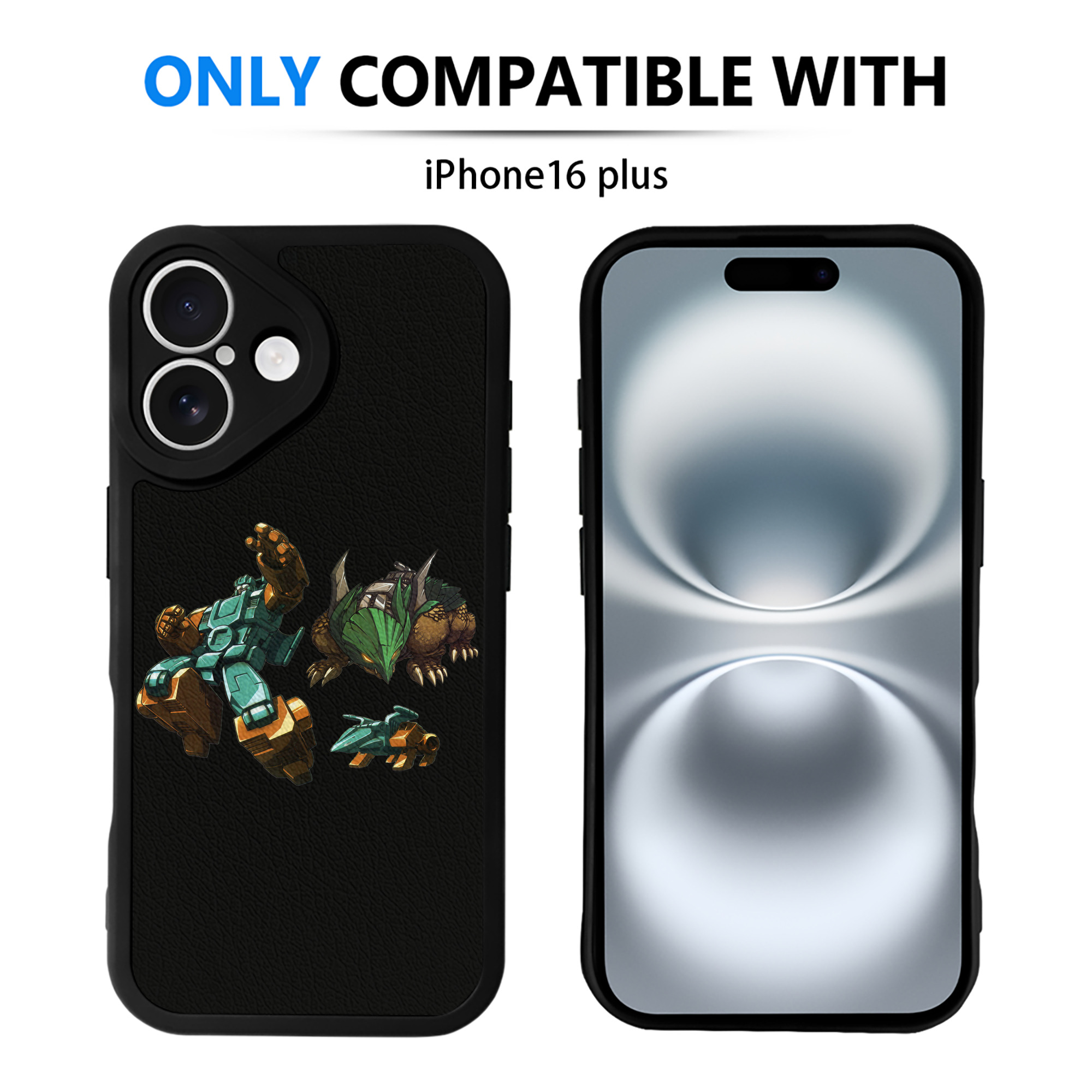 （画像用）  【iPhone 16シリーズ対応】シリコンスマホケース（レザー調） 材質：シリコン